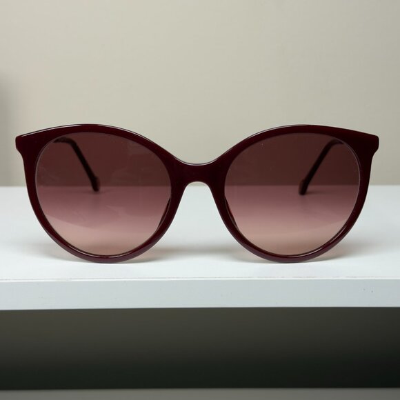 Carolina Herrera CH 0069/S Women’s Burgundy Sunglasses NWOT - Picture 4 of 7